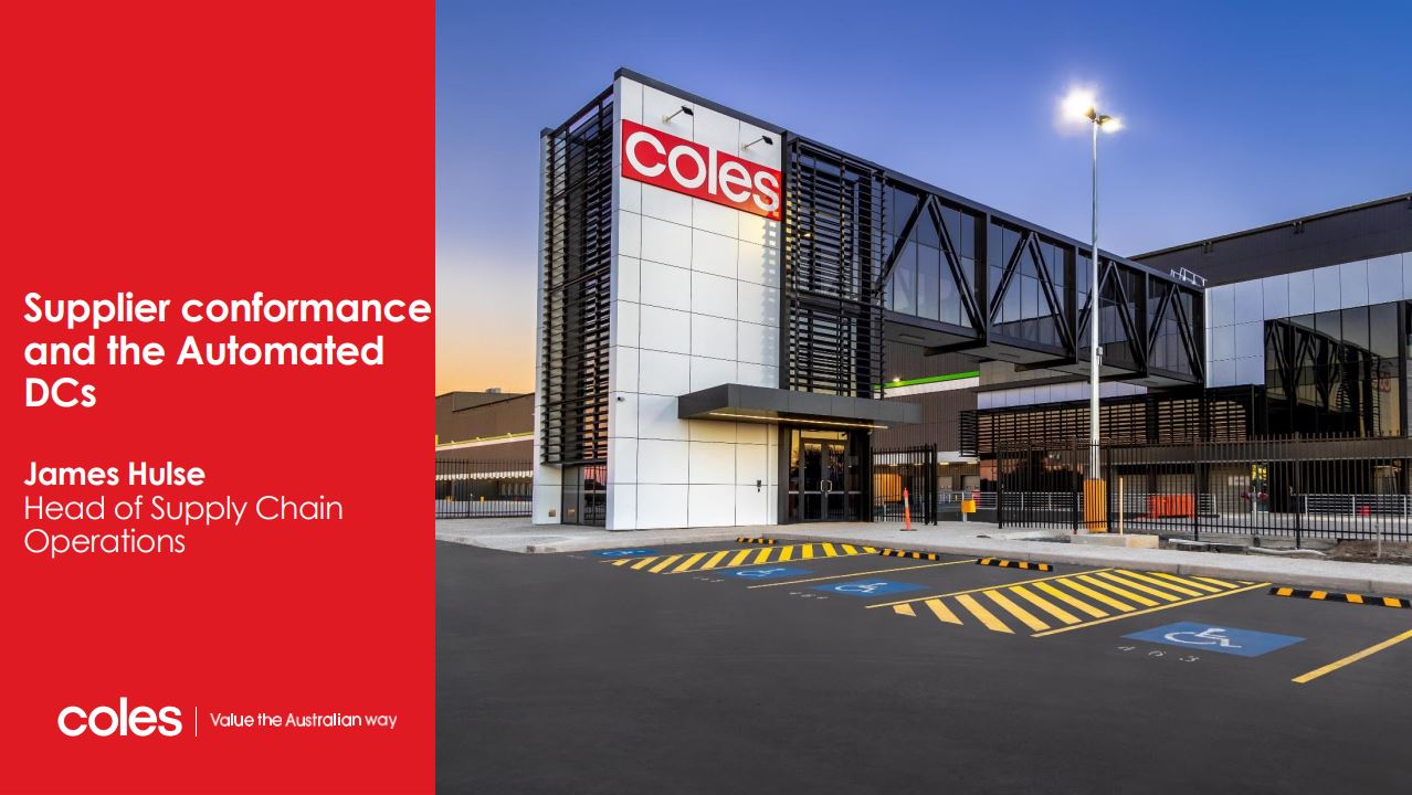Supplier Automation Readiness inar Series coles supplier central