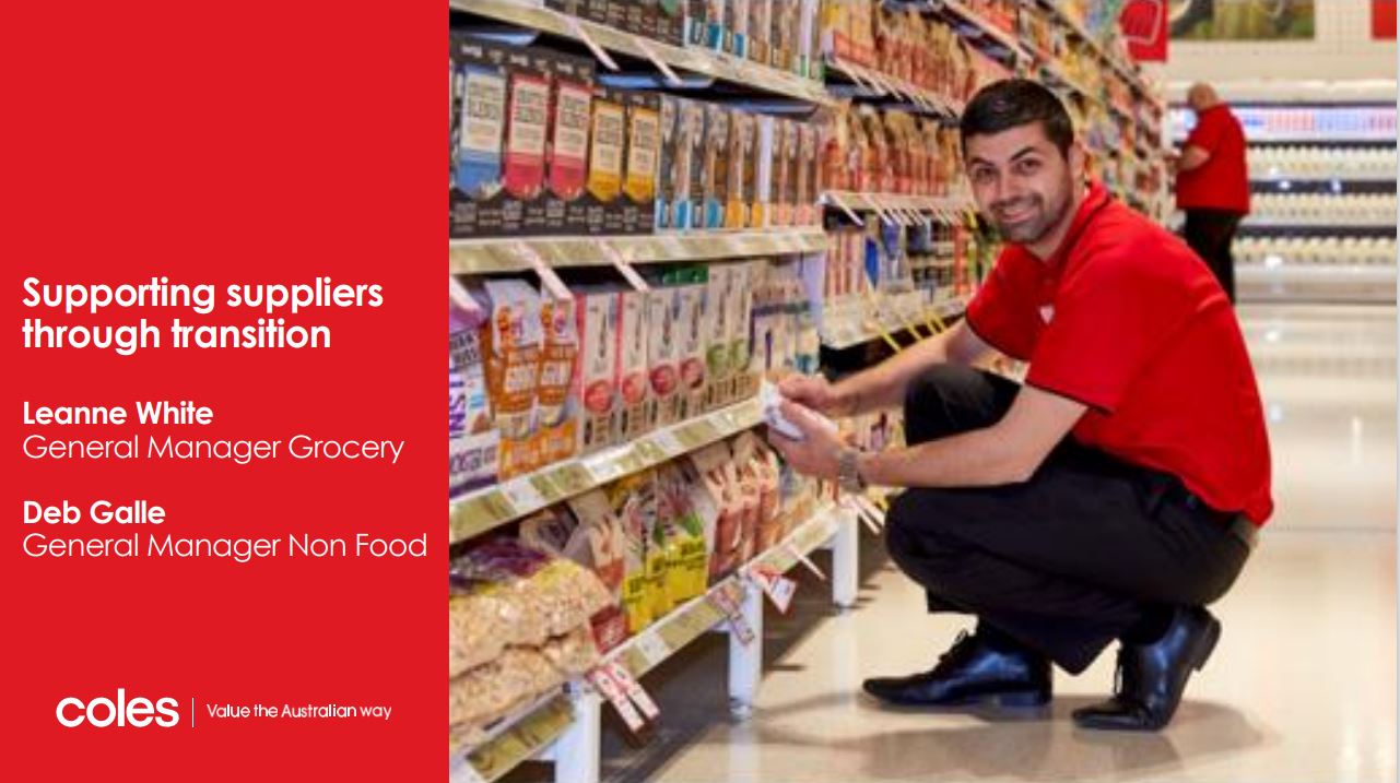 Supplier Automation Readiness inar Series coles supplier central
