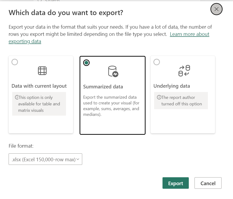How do I export data from my new reports? | coles supplier central